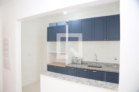Cozinha de apartamento para alugar com 2 quartos, 63m² em Canto do Forte, Praia Grande