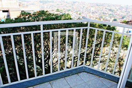 Varanda da Sala de apartamento à venda com 2 quartos, 56m² em Vila Carmosina, São Paulo