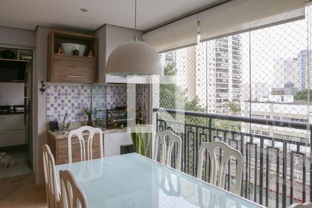Sala e Varanda Gourmet de apartamento para alugar com 3 quartos, 109m² em Parque Industrial Tomas Edson, São Paulo