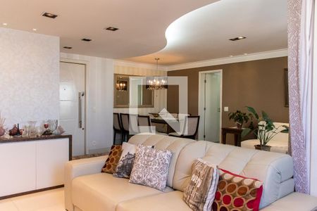 Sala de apartamento à venda com 3 quartos, 126m² em Chácara Califórnia, São Paulo