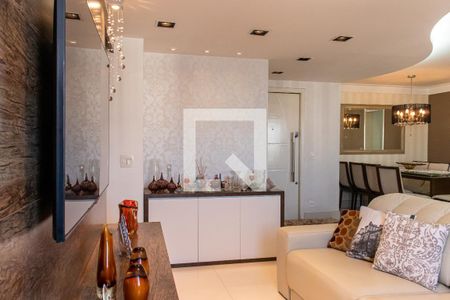 Sala de apartamento à venda com 3 quartos, 126m² em Chácara Califórnia, São Paulo