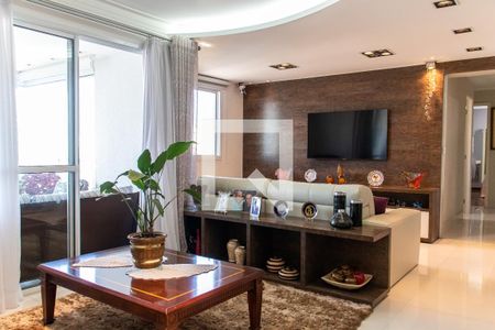 Sala de apartamento à venda com 3 quartos, 126m² em Chácara Califórnia, São Paulo