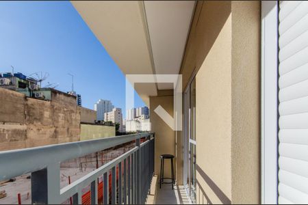 Varanda da Sala de apartamento à venda com 1 quarto, 33m² em Vila Mariana, São Paulo