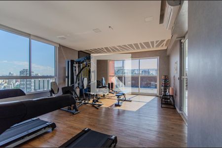 Apartamento para alugar com 33m², 1 quarto e sem vaga Apartamento para alugar com 33m², 1 quarto e sem vagaÁrea comum - Academia