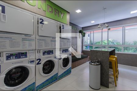 Apartamento para alugar com 33m², 1 quarto e sem vaga Apartamento para alugar com 33m², 1 quarto e sem vagaÁrea comum - Lavanderia