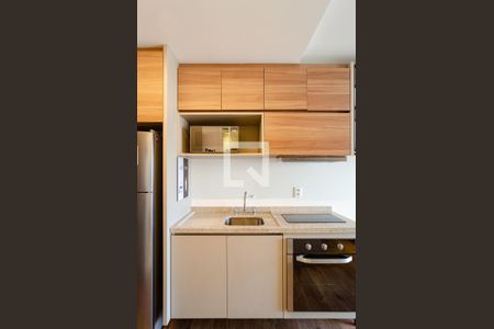 Studio à venda com 26m², 1 quarto e sem vagaCozinha