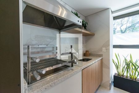 Studio à venda com 26m², 1 quarto e sem vagaChurrasqueira