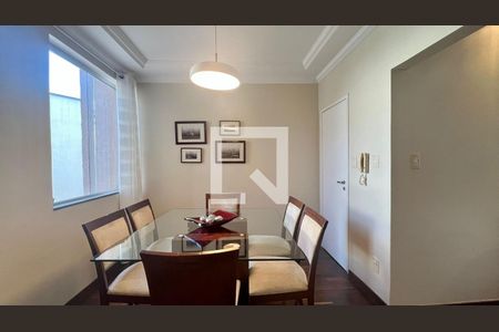 Sala de jantar  de apartamento à venda com 3 quartos, 108m² em Santo Antônio, Belo Horizonte