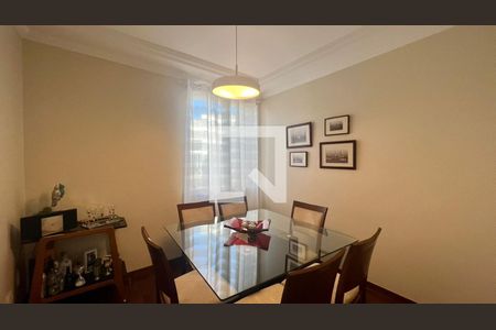 Sala de jantar  de apartamento à venda com 3 quartos, 108m² em Santo Antônio, Belo Horizonte