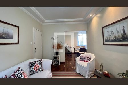 Sala  de apartamento à venda com 3 quartos, 108m² em Santo Antônio, Belo Horizonte