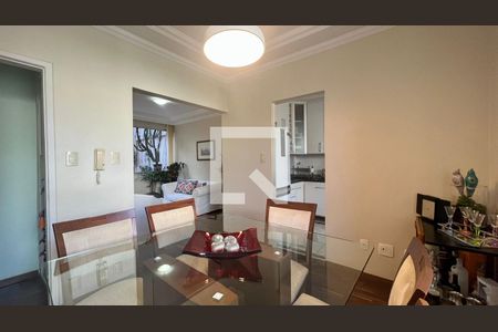 Sala de jantar  de apartamento à venda com 3 quartos, 108m² em Santo Antônio, Belo Horizonte