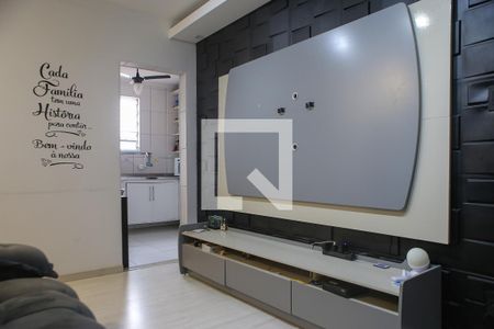 Sala de apartamento para alugar com 2 quartos, 69m² em Ponta da Praia, Santos