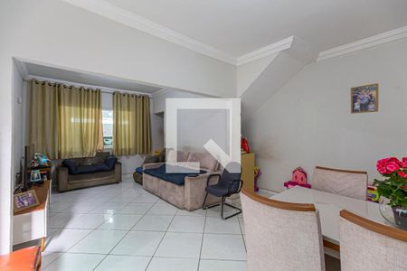Sala de casa à venda com 3 quartos, 204m² em Vila Homero Thon, Santo André
