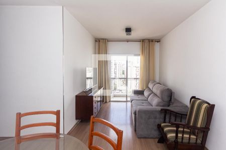 Sala  de apartamento à venda com 2 quartos, 68m² em Itaim Bibi, São Paulo