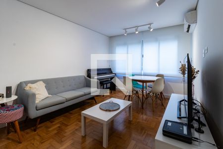 Sala de apartamento à venda com 1 quarto, 48m² em Jardim Paulista, São Paulo