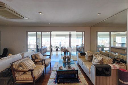 Detalhe sala de esta de apartamento para alugar com 3 quartos, 184m² em Vila Mariana, São Paulo