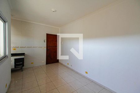 Sala de apartamento à venda com 2 quartos, 50m² em Jardim Santo André, Santo André