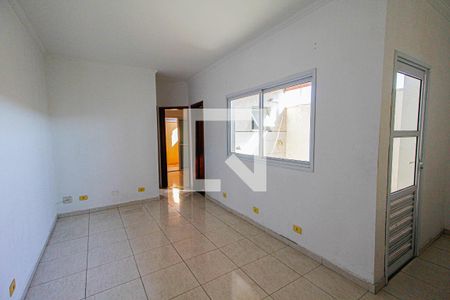 Sala de apartamento à venda com 2 quartos, 50m² em Jardim Santo André, Santo André