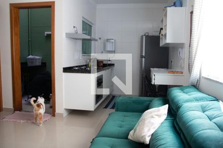 Sala de casa de condomínio para alugar com 2 quartos, 51m² em Jardim Leonor Mendes de Barros, São Paulo