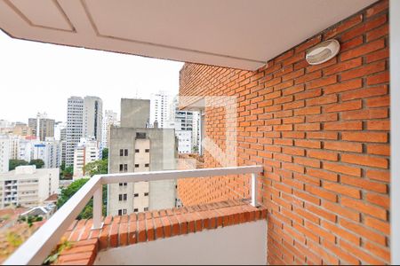 Varanda de apartamento à venda com 1 quarto, 116m² em Jardim Paulista, São Paulo