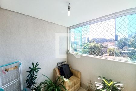 Varanda da Sala de apartamento à venda com 3 quartos, 78m² em Indaiá, Belo Horizonte