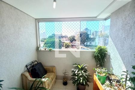Varanda da Sala de apartamento à venda com 3 quartos, 78m² em Indaiá, Belo Horizonte