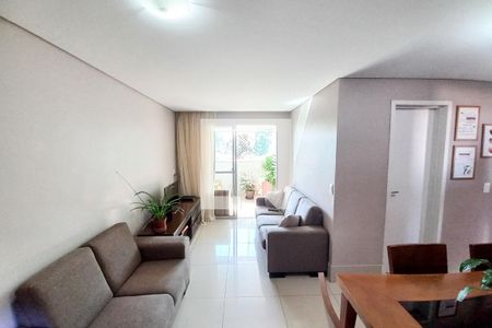 Sala de apartamento à venda com 3 quartos, 78m² em Indaiá, Belo Horizonte