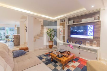 Sala de casa de condomínio para alugar com 3 quartos, 230m² em Aberta dos Morros, Porto Alegre