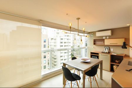 Sala de Jantar de kitnet/studio para alugar com 1 quarto, 50m² em Pinheiros, São Paulo