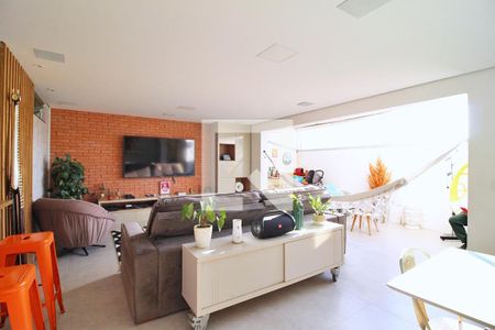 Sala de apartamento à venda com 3 quartos, 150m² em Campestre, Santo André