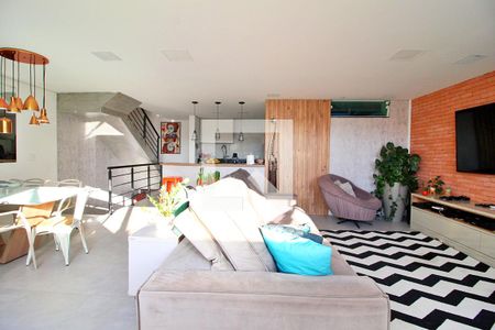 Sala de apartamento à venda com 3 quartos, 150m² em Campestre, Santo André