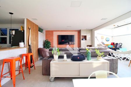 Sala de apartamento à venda com 3 quartos, 150m² em Campestre, Santo André