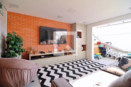 Sala de apartamento à venda com 3 quartos, 150m² em Campestre, Santo André