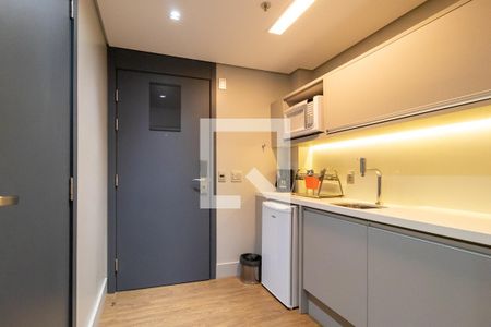 Cozinha - Armários de kitnet/studio para alugar com 1 quarto, 32m² em Rebouças, Curitiba