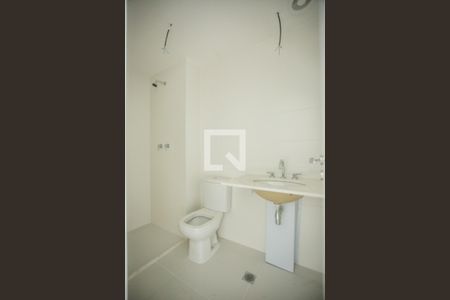 Banheiro de kitnet/studio à venda com 1 quarto, 26m² em Mirandópolis, São Paulo