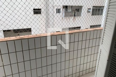 Varanda do Quarto de apartamento para alugar com 1 quarto, 65m² em Pompéia, Santos