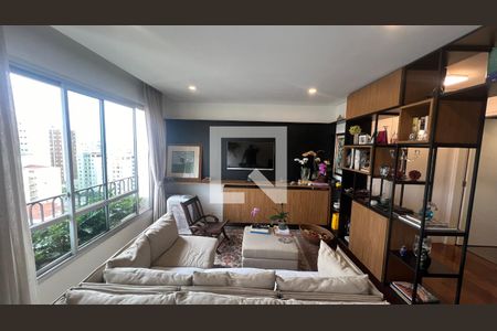 Sala de apartamento à venda com 3 quartos, 135m² em Sumaré, São Paulo