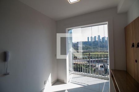 Sala - Studio de kitnet/studio para alugar com 1 quarto, 27m² em Jardim Caravelas, São Paulo