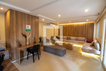 Studio para alugar com 27m², 1 quarto e sem vaga Studio para alugar com 27m², 1 quarto e sem vagaHall social