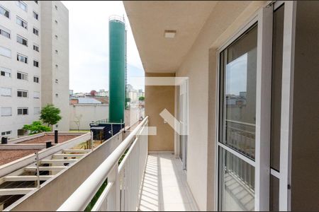 Sacada da Suíte de apartamento para alugar com 1 quarto, 28m² em Vila Palmeiras, São Paulo