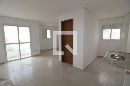 Sala/Cozinha de apartamento para alugar com 1 quarto, 34m² em Vila Lúcia, São Paulo