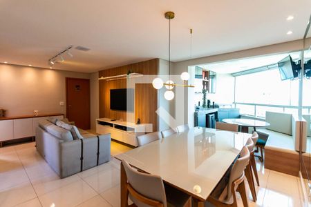 Sala de apartamento à venda com 3 quartos, 92m² em Engenho Nogueira, Belo Horizonte