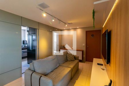 Sala de apartamento à venda com 3 quartos, 92m² em Engenho Nogueira, Belo Horizonte