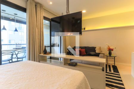 Sala/Quarto de apartamento para alugar com 1 quarto, 38m² em Campo Belo, São Paulo