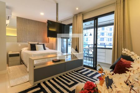 Sala/Quarto de apartamento para alugar com 1 quarto, 38m² em Campo Belo, São Paulo