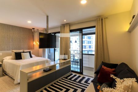 Sala/Quarto de apartamento para alugar com 1 quarto, 38m² em Campo Belo, São Paulo