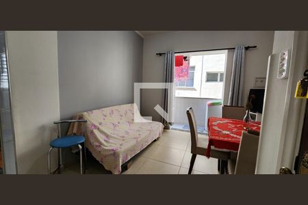 Sala de apartamento para alugar com 1 quarto, 48m² em José Menino, Santos