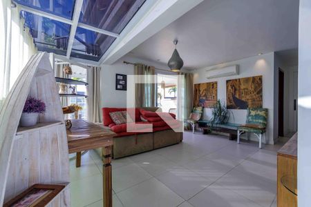 Cobertura Sala de apartamento à venda com 3 quartos, 205m² em Barra da Tijuca, Rio de Janeiro