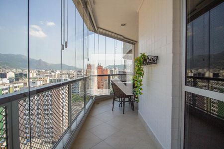 Varanda da Sala de apartamento à venda com 3 quartos, 140m² em Tijuca, Rio de Janeiro