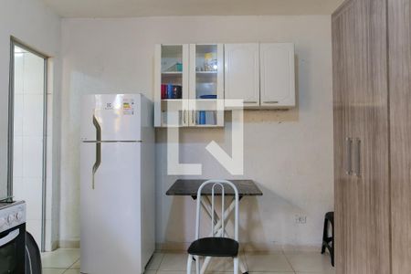 Sala Quarto e Cozinha de kitnet/studio para alugar com 1 quarto, 17m² em Parque das Nações, Santo André